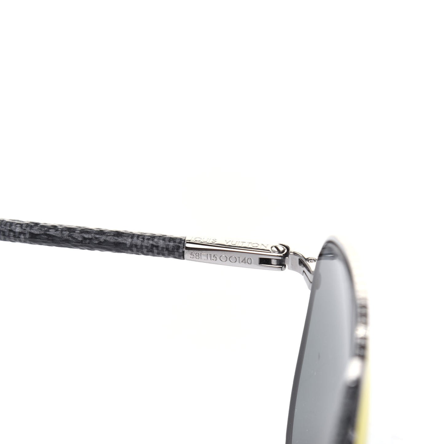 Damier Graphite Conspiration Pilote Aviator Sunglasses Z0791U Silver