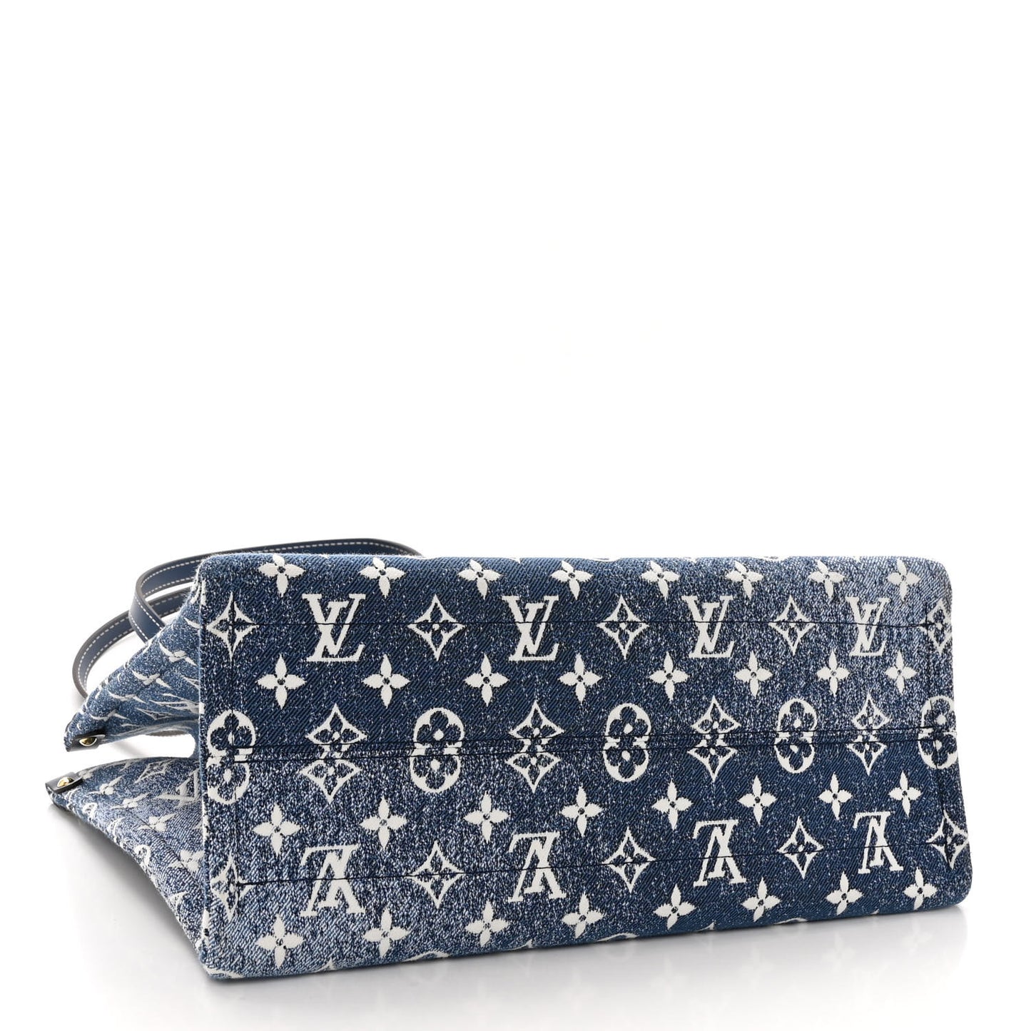 Monogram Jacquard Denim Onthego MM Bleu