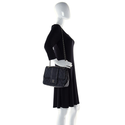 Chanel Lambskin Quilted Elementary Chic Flap Black 4 of 7