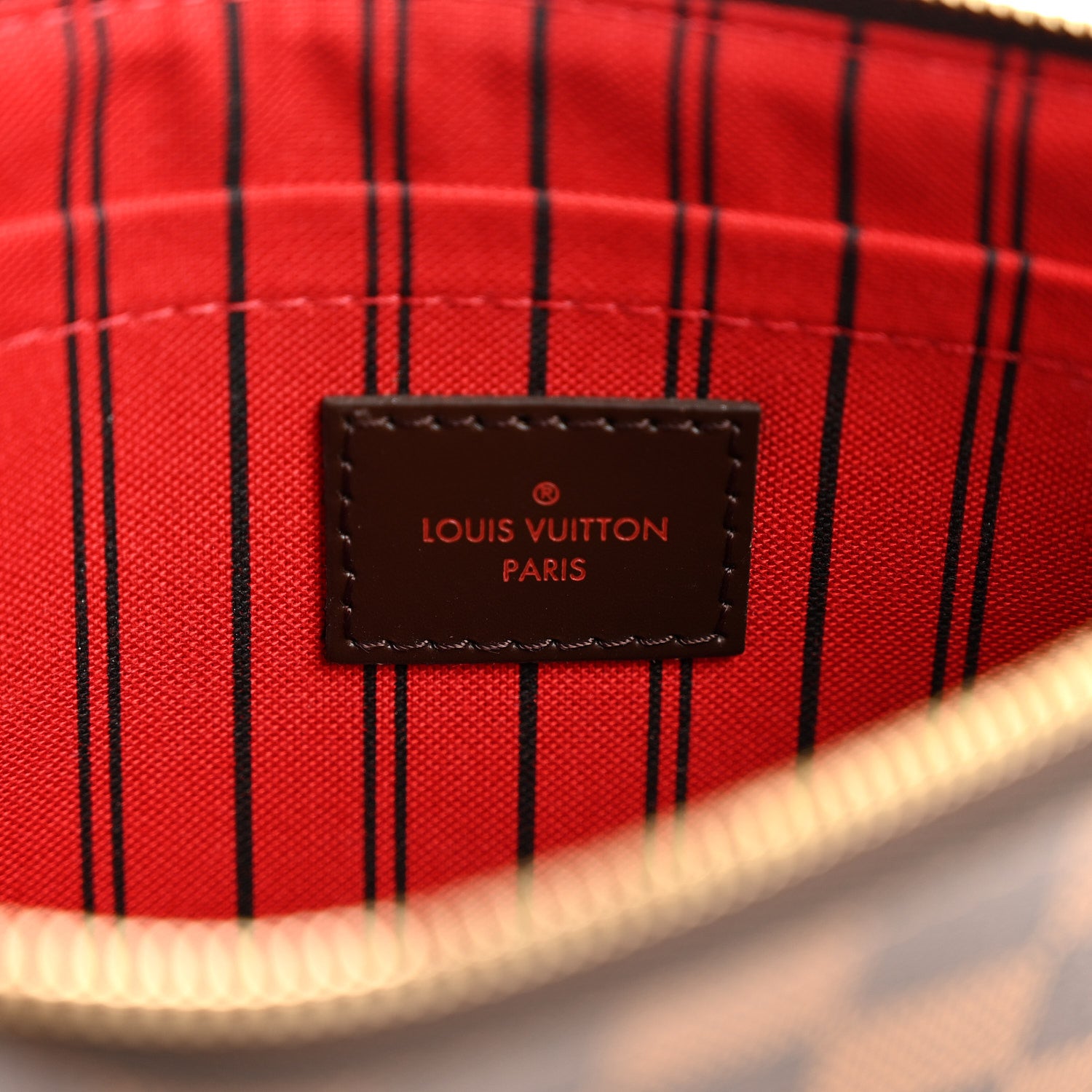 Louis Vuitton Damier Ebene Neverfull MM GM Pochette 6 of 6