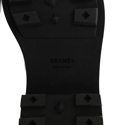 Hermes Glossed Calfskin First Oxford 35.5 Black 7 of 9