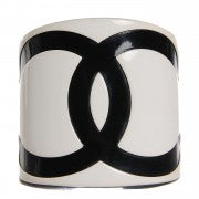 Resin CC Cuff Black White