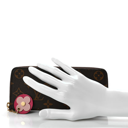 Louis Vuitton Monogram Blooming Flowers Clemence Wallet 2 of 11