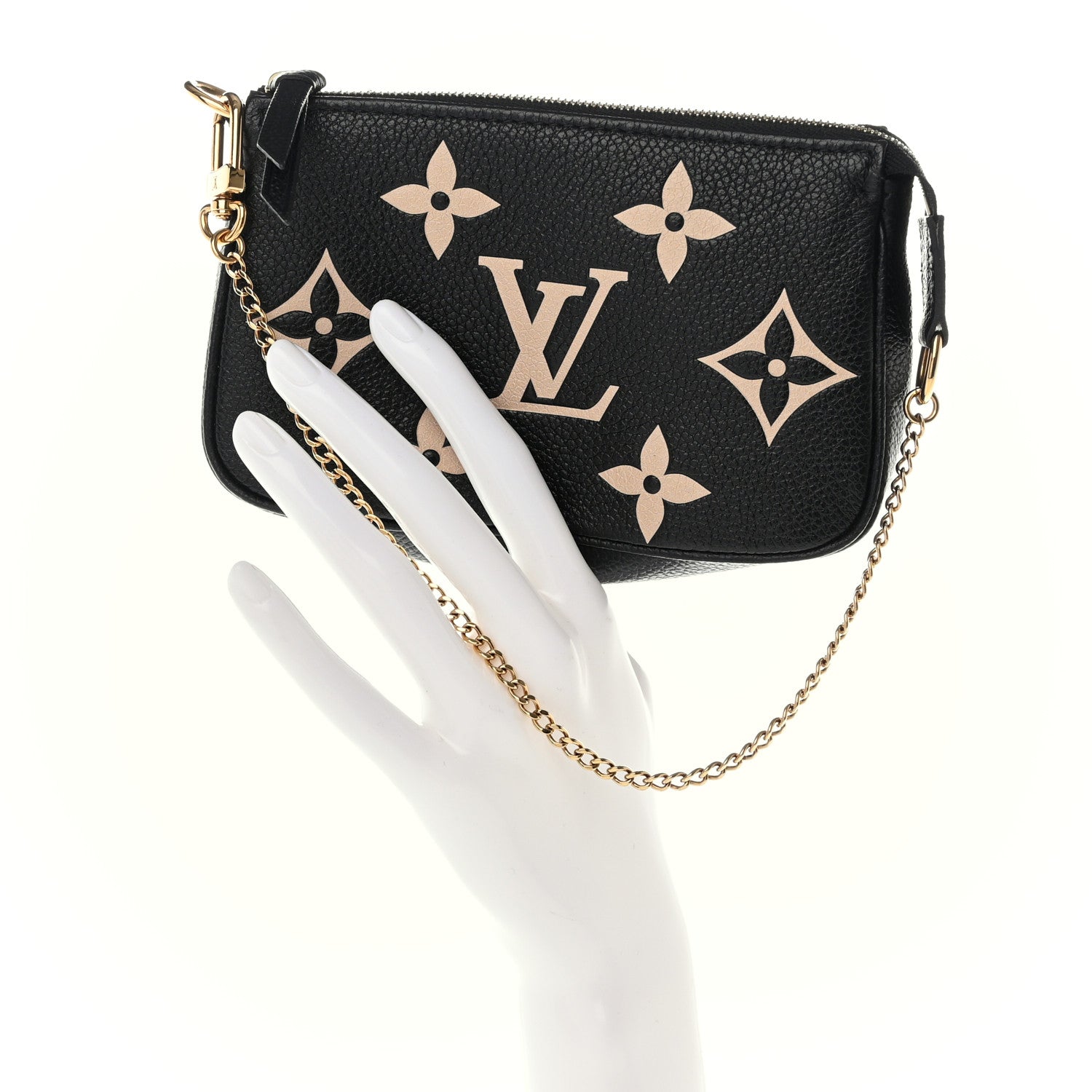 Louis Vuitton Empreinte Monogram Giant Mini Pochette Accessories Black 2 of 9