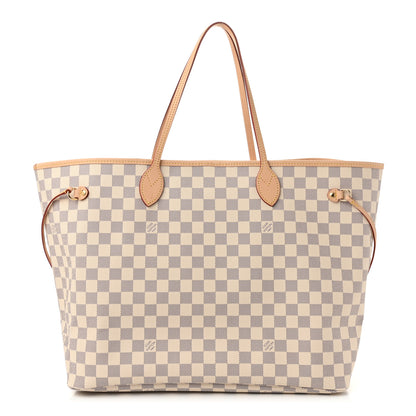 Louis Vuitton Damier Azur Neo Neverfull GM Rose Ballerine 1 of 12