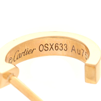 Cartier 18K Yellow Gold Small LOVE Hoop Earrings 3 of 4