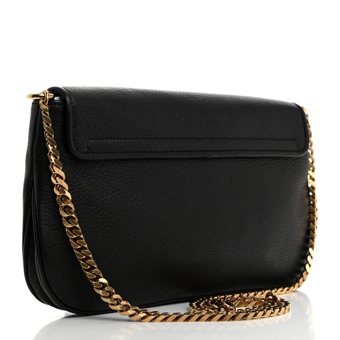 Calfskin Medium 1973 Chain Shoulder Bag Black