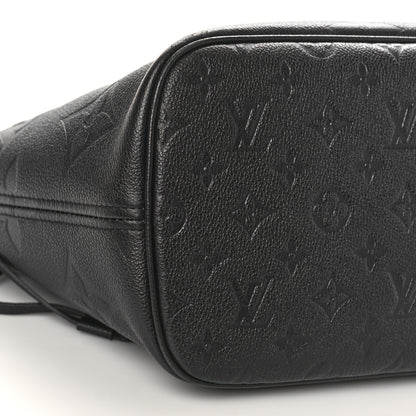 Louis Vuitton Empreinte Monogram Giant Neverfull MM Black 7 of 9