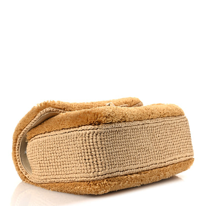 Chanel Braided Raffia Coco Beach Flap Beige 4 of 13
