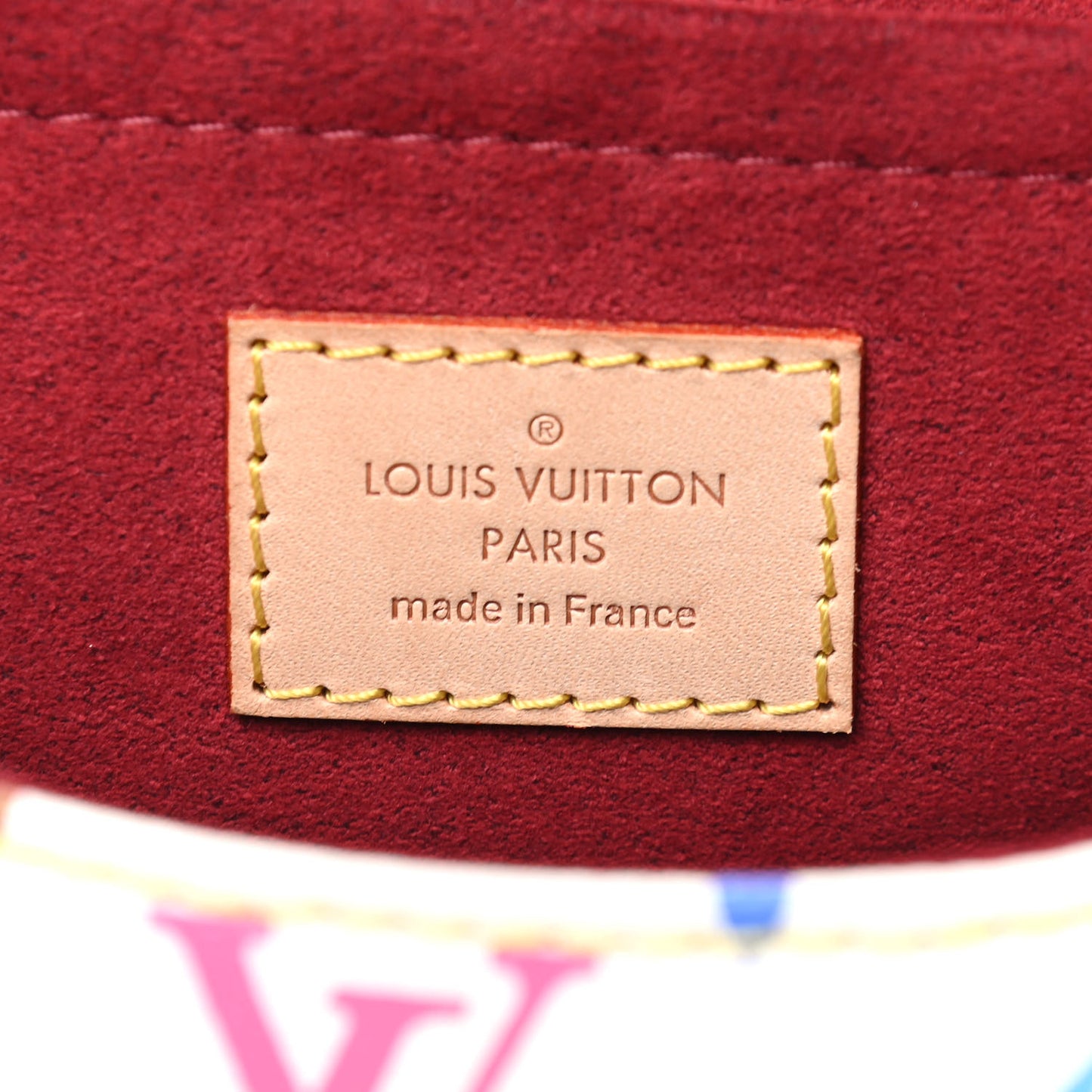 Monogram Multicolor Patti White