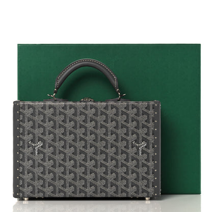 Goyard Goyardine Grand Hotel Trunk Bag Grey 10 of 10