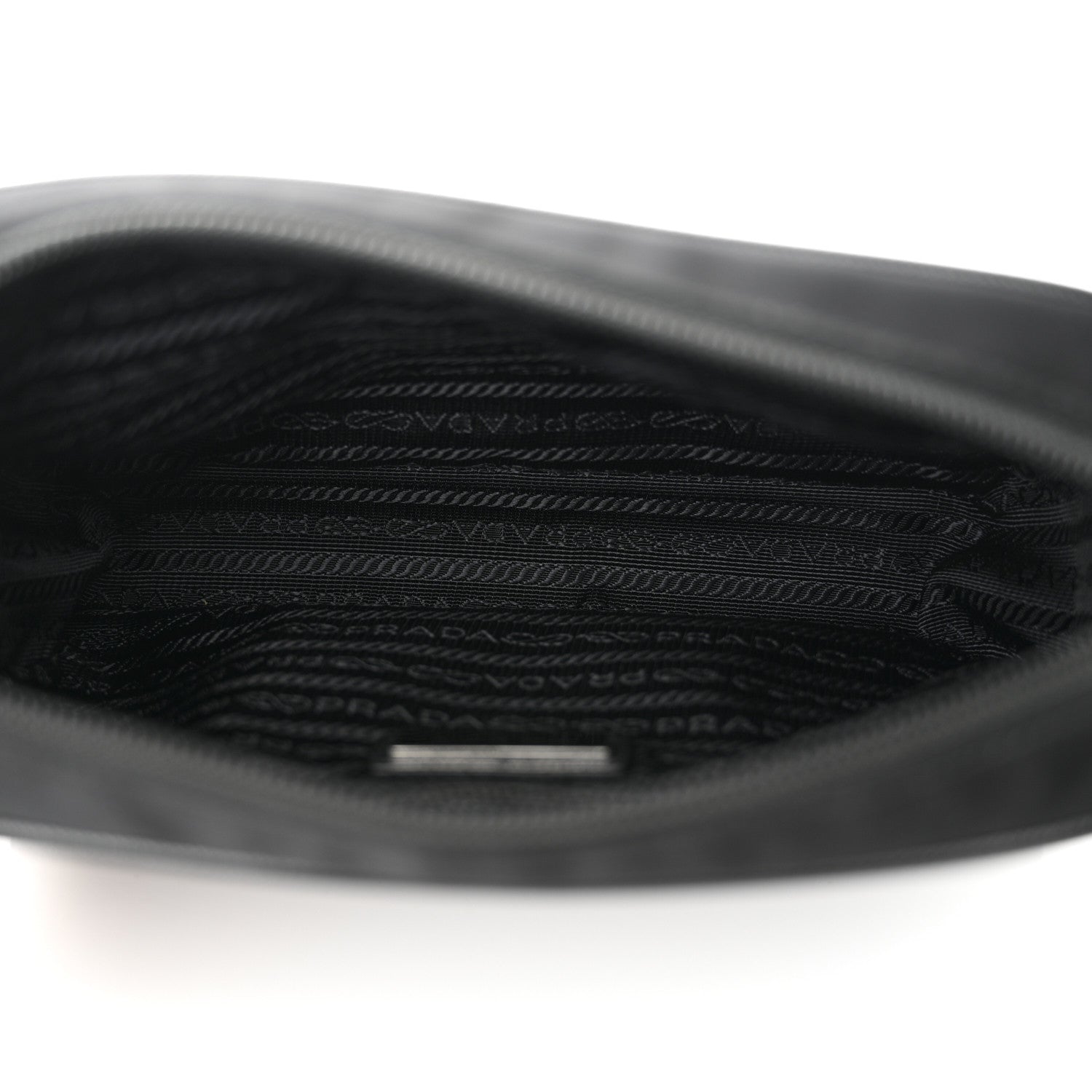 Prada Tessuto Nylon Saffiano Logo Camera Bag Black 5 of 10