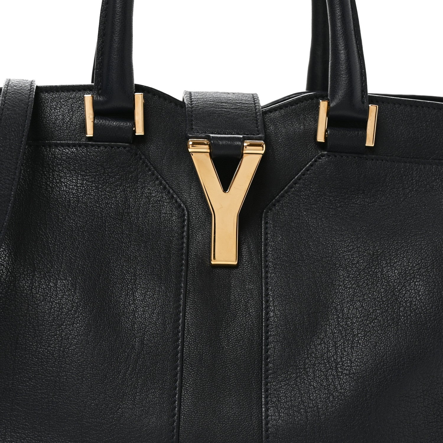 Saint Laurent Sheepskin Small Cabas Chyc Black 8 of 10