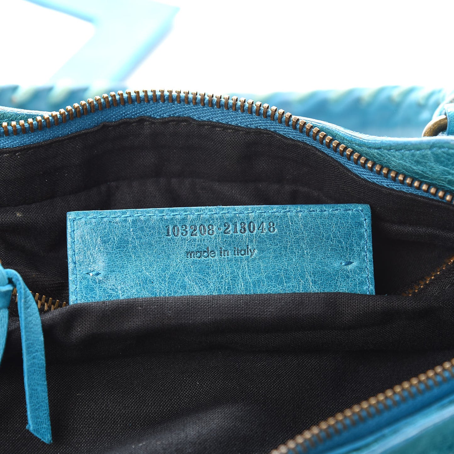 Chevre Classic Hardware First Turquoise