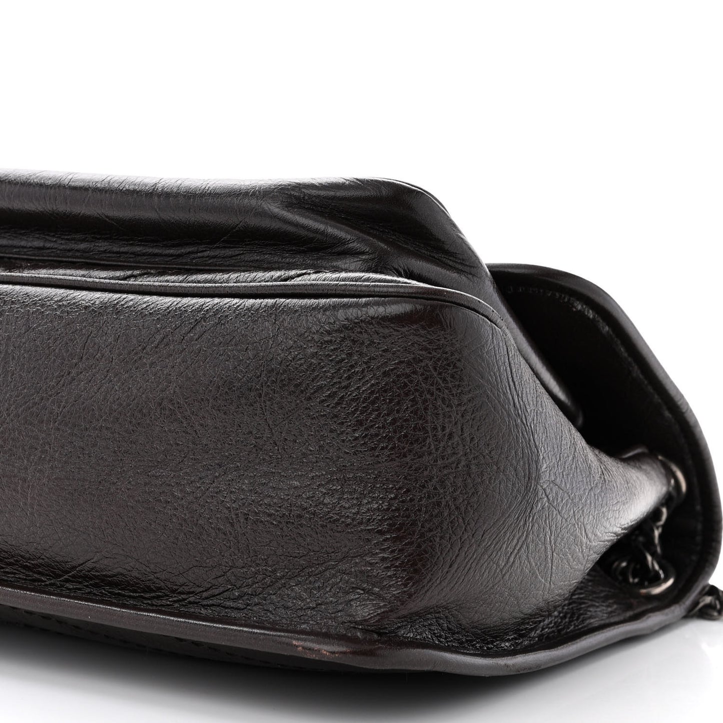 Crinkled Calfskin Matelasse Monogram Medium Niki Chain Satchel Tulip