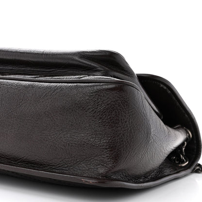 Saint Laurent Crinkled Calfskin Matelasse Monogram Medium Niki Chain Satchel Tulip 10 of 11