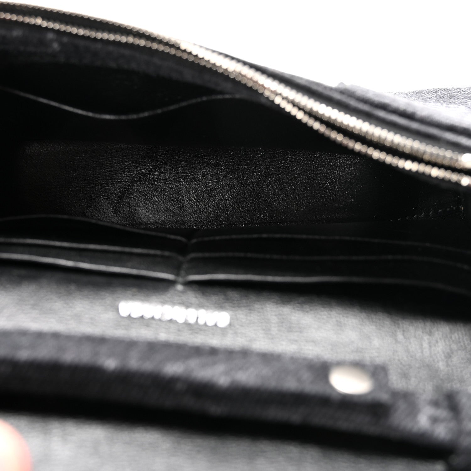 Balenciaga Denim BB Monogram Hourglass Chain Bag Black 5 of 9