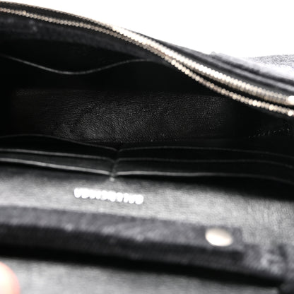 Balenciaga Denim BB Monogram Hourglass Chain Bag Black 5 of 9