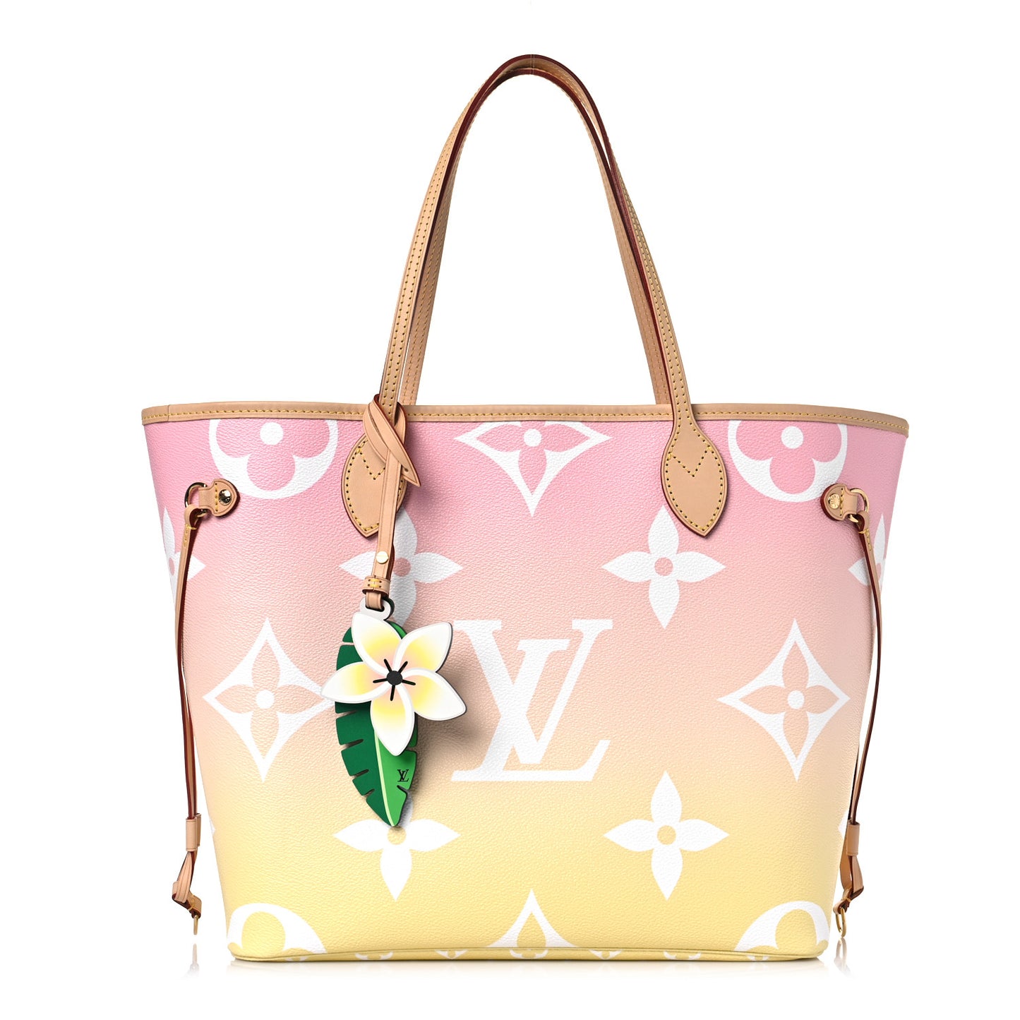 Monogram Giant By The Pool Neverfull MM Light Pink