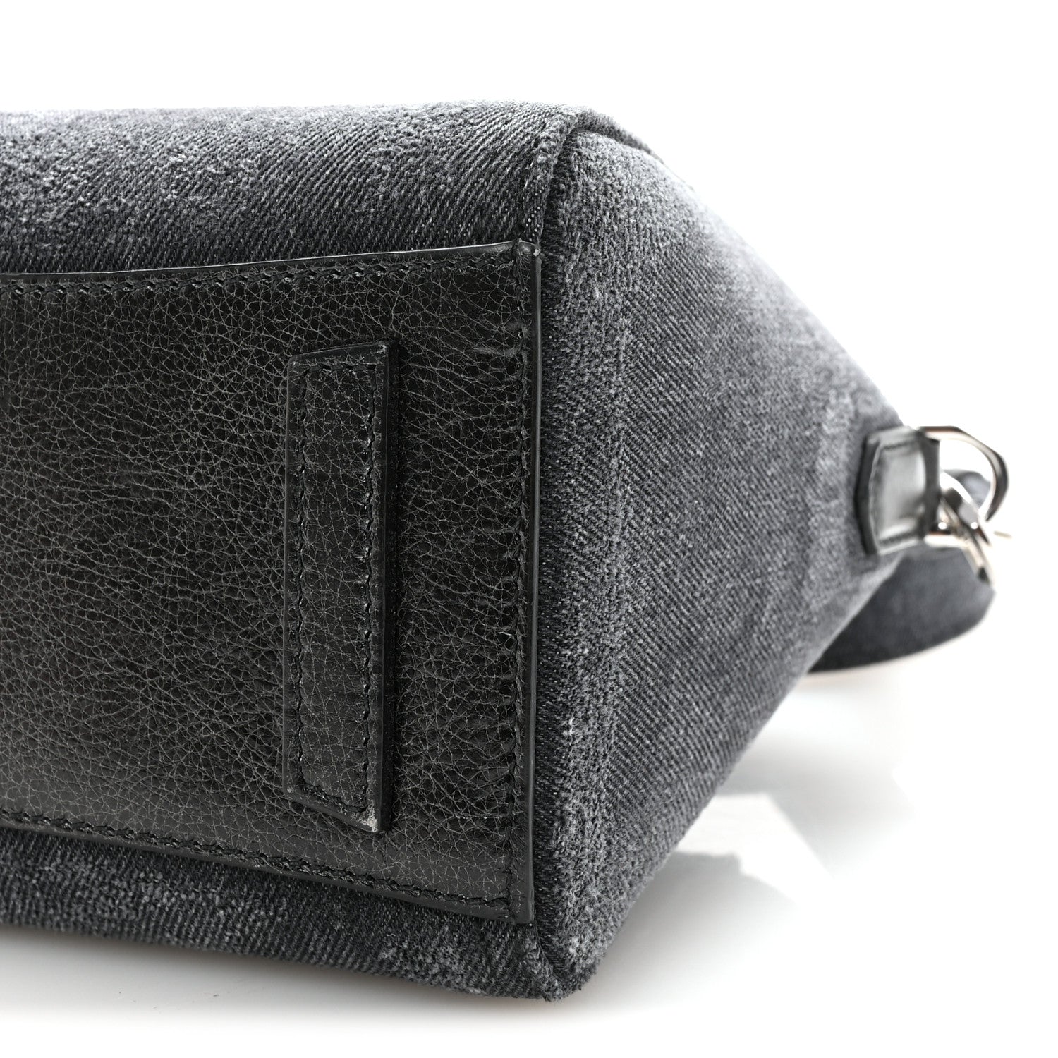 Givenchy Washed Denim Mini Antigona Shoulder Bag Black 10 of 10