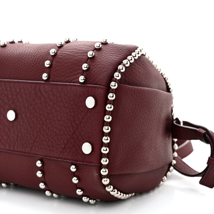 Alexander Wang Calfskin Studded Mini Rockie Matte Beet Rodium Hardware 9 of 12
