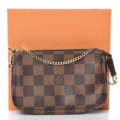 Louis Vuitton Damier Ebene Mini Pochette Accessories 8 of 8