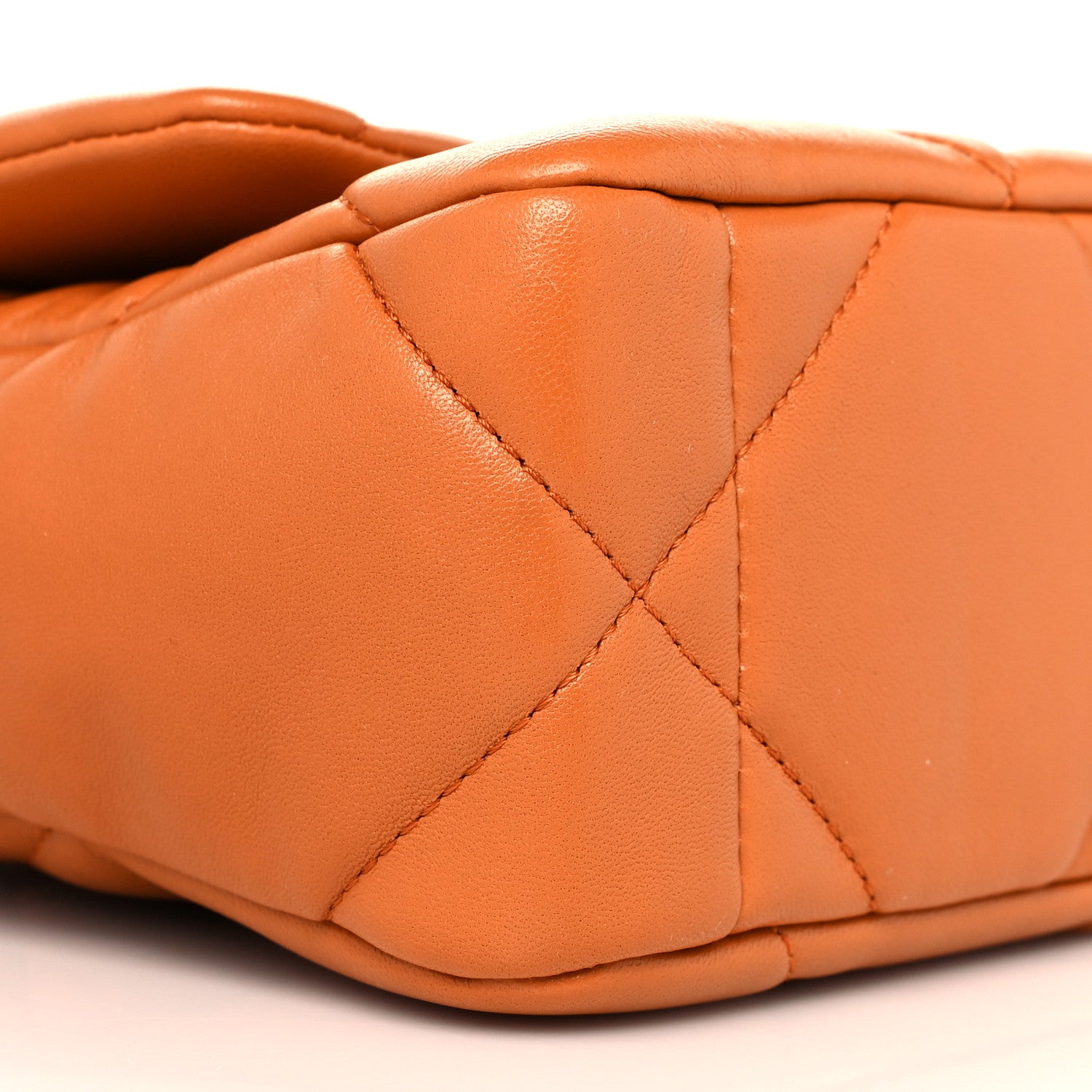 Chanel Lambskin Quilted Medium Chanel 19 Flap Light Brown 8 of 10
