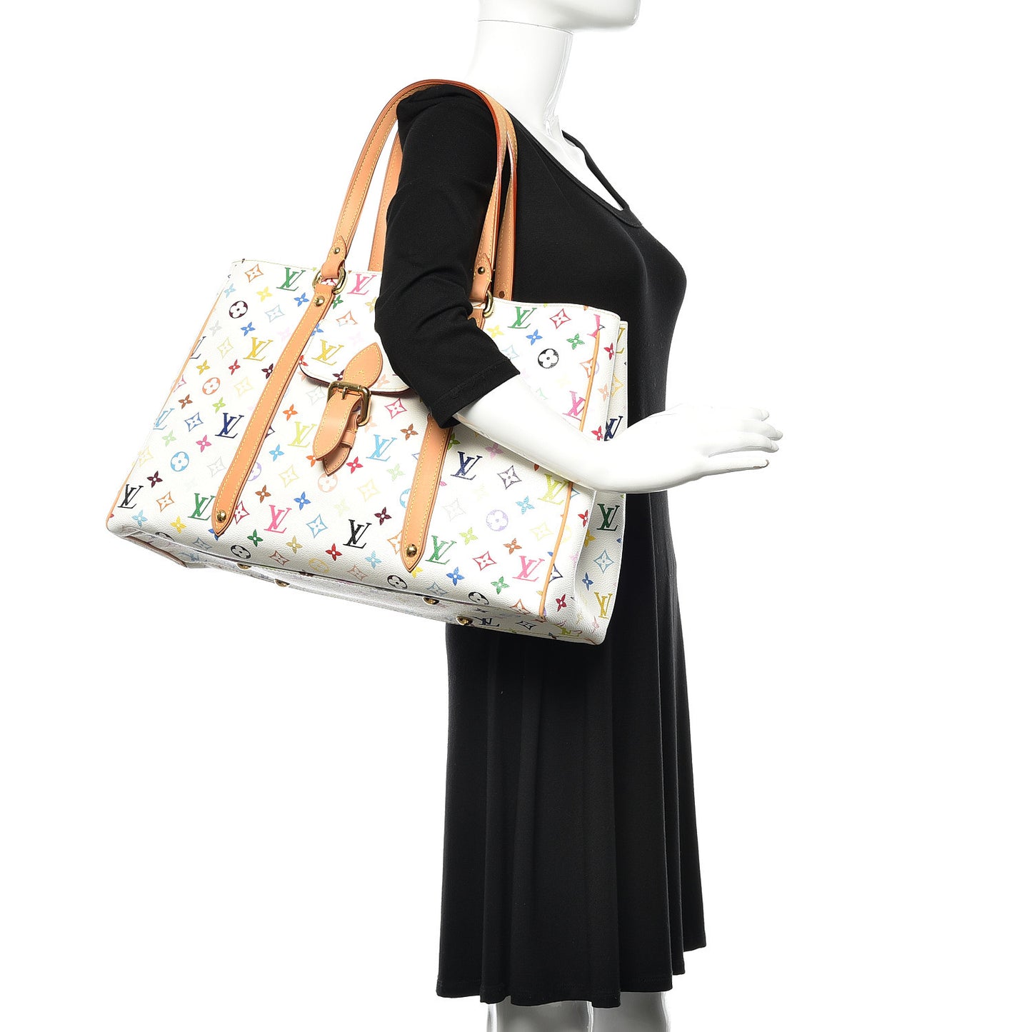 Monogram Multicolor Aurelia GM White