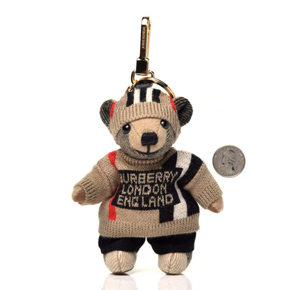 Burberry Thomas Sweater Teddy Bear Keychain Charm 2 of 6