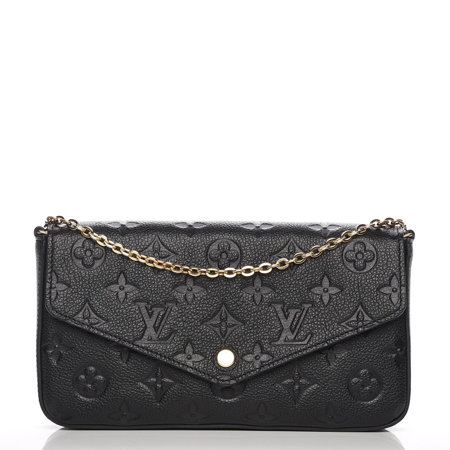 Empreinte Pochette Felicie Chain Wallet Black