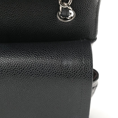Chanel Caviar Quilted Jumbo Double Flap Black 12 of 14