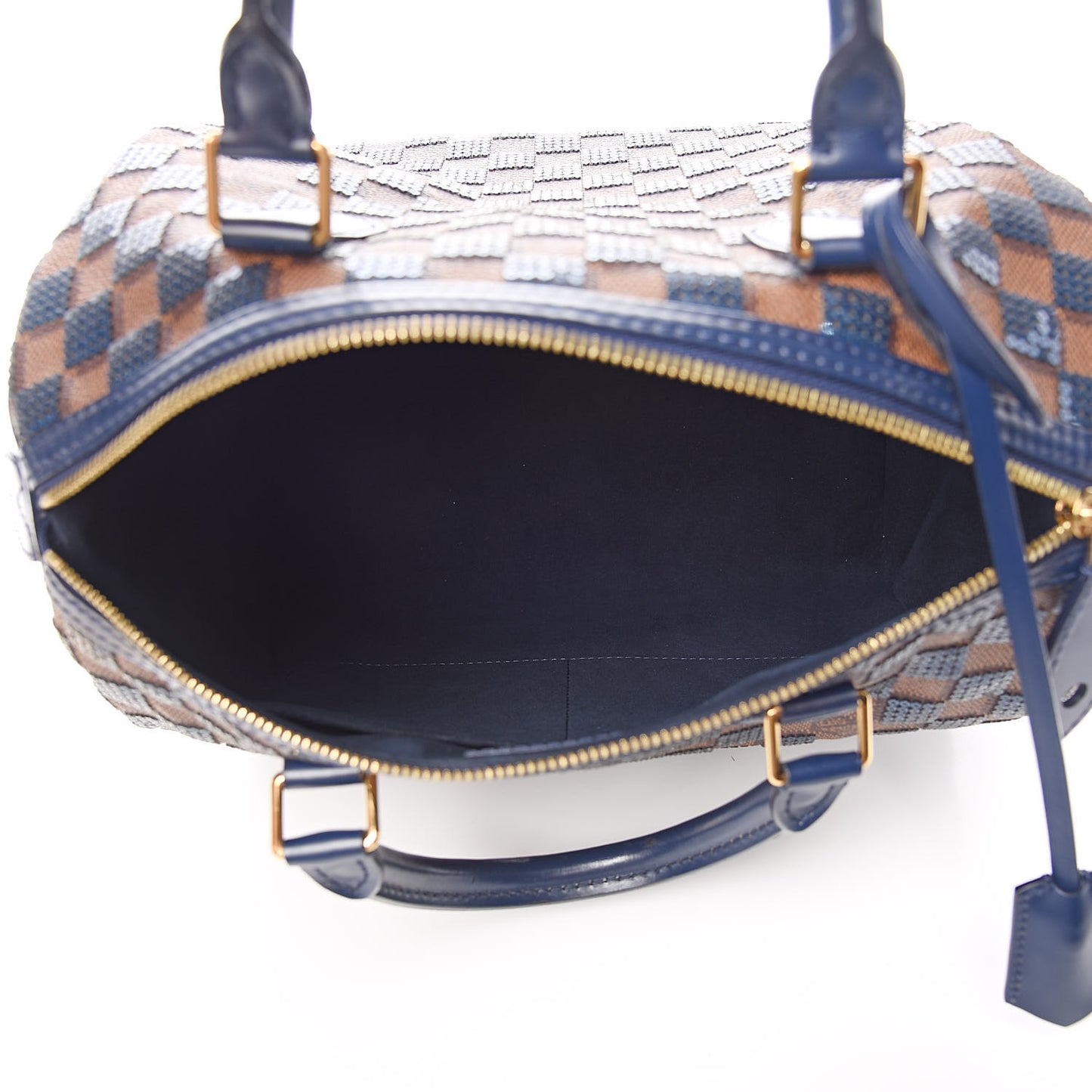 Damier Paillettes Speedy 30 Blue