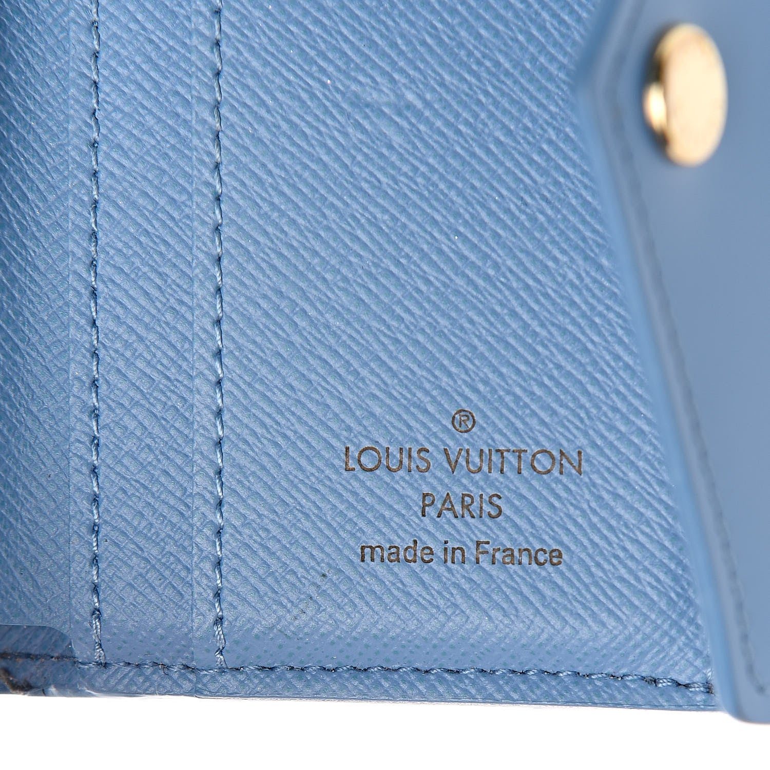 Louis Vuitton Damier Azur Zoe Wallet Bleuet 6 of 8