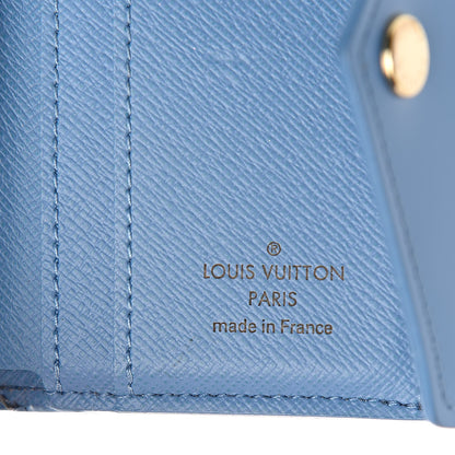 Louis Vuitton Damier Azur Zoe Wallet Bleuet 6 of 8