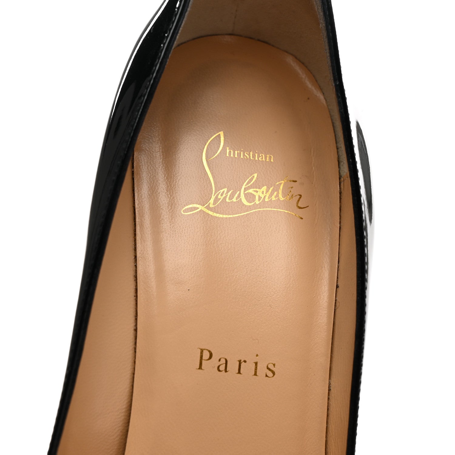 Christian Louboutin Patent Pigalle 100 Pumps 38 Black 8 of 13