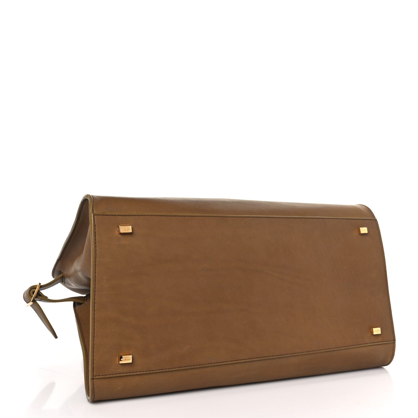 Polished Saddle Calfskin Soft Margaux 15 Muschio