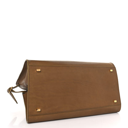 The Row Polished Saddle Calfskin Soft Margaux 15 Muschio 4 of 10