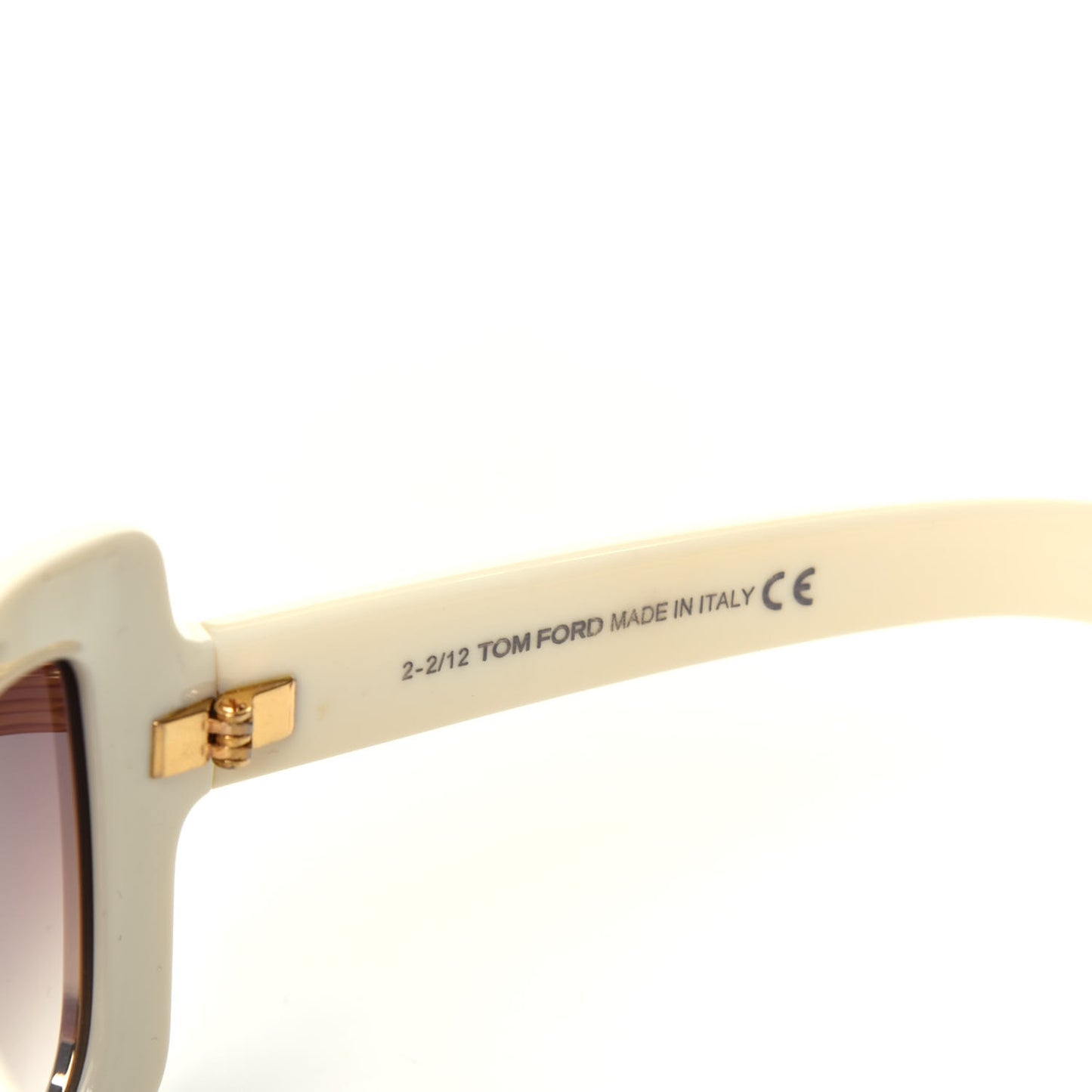 Olga Square Shield Sunglasses TF305 White