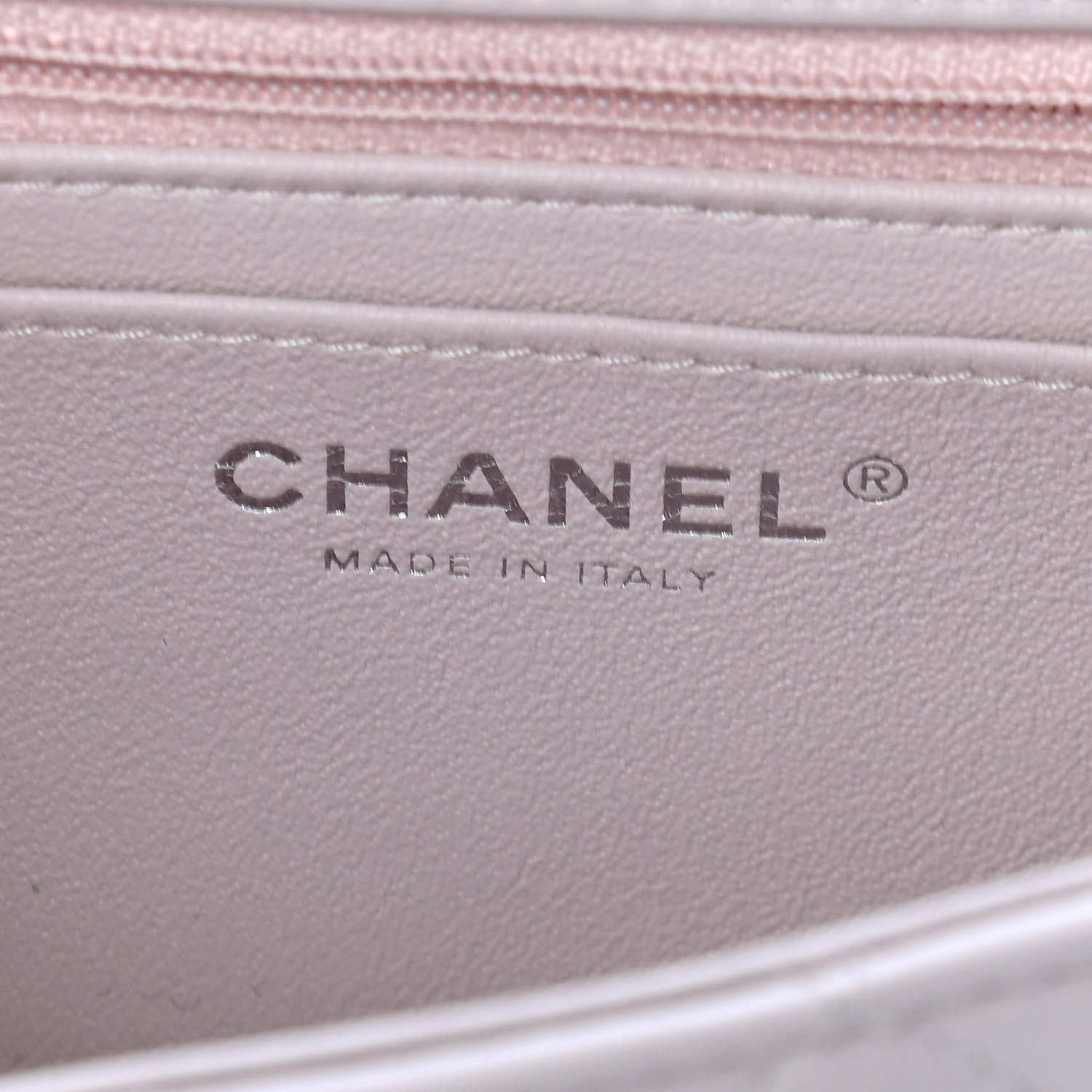 Chanel Lambskin Quilted Mini Rectangular Flap Light Purple 6 of 9