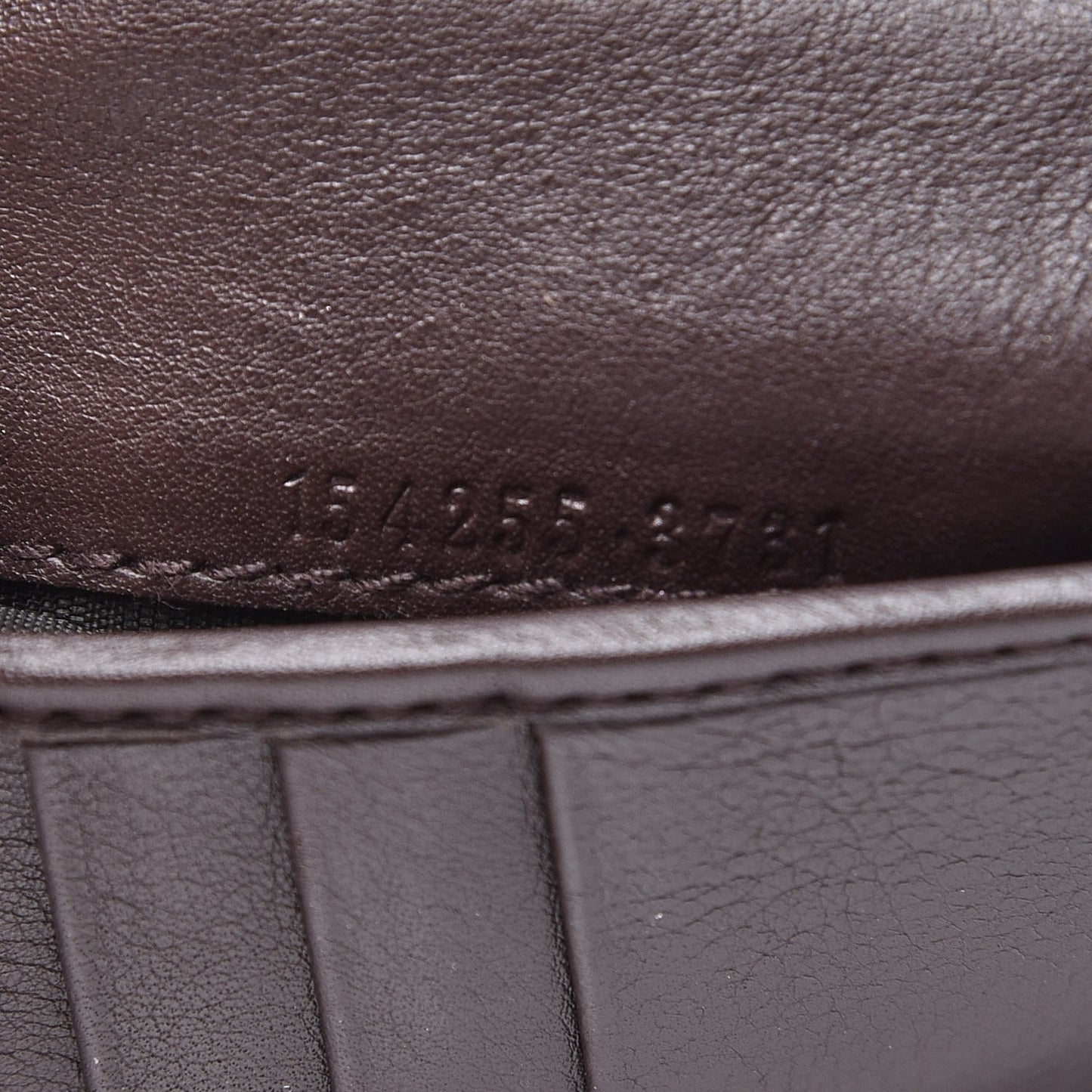 Guccissima D Ring Compact Wallet Brown