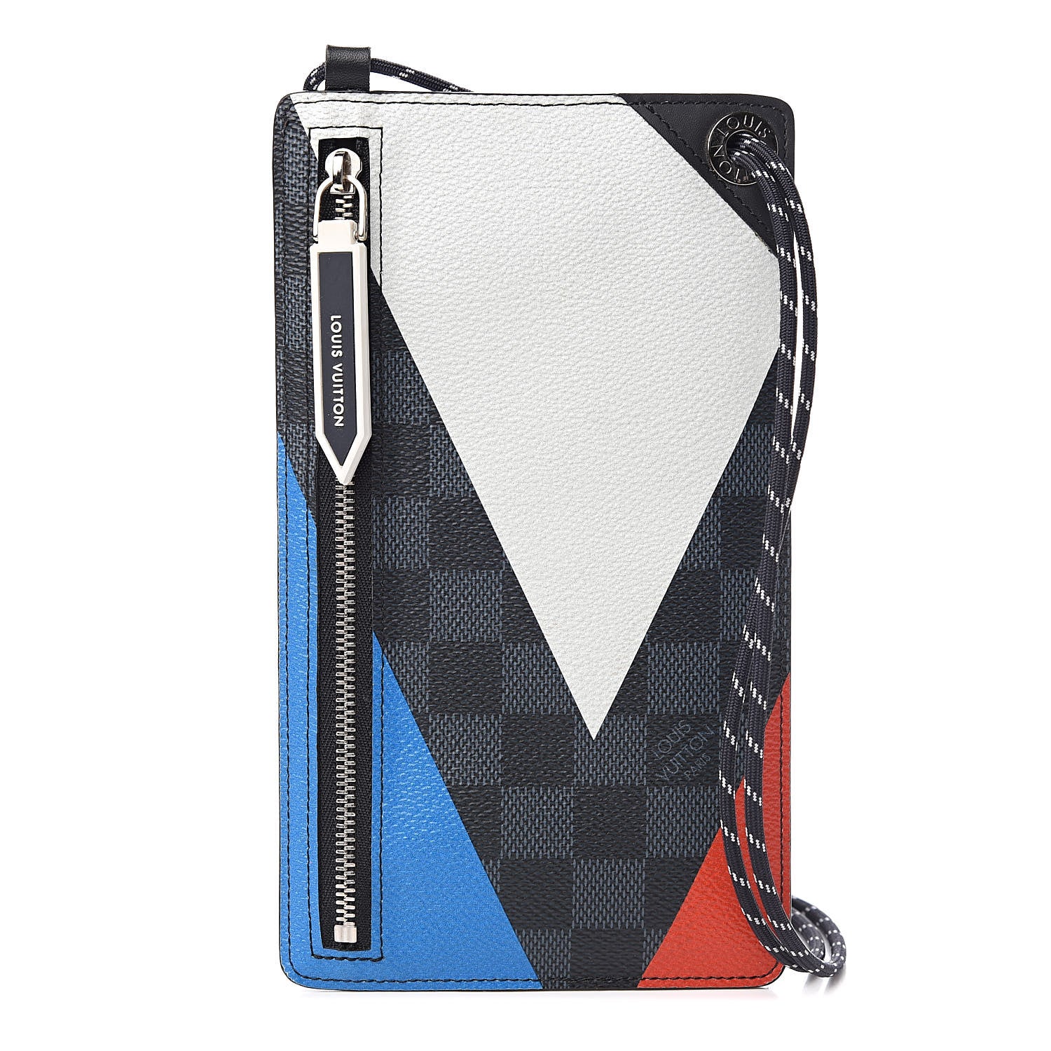 Louis Vuitton Damier Cobalt America's Cup Regatta Ribbon iPhone Pochette 1 of 7