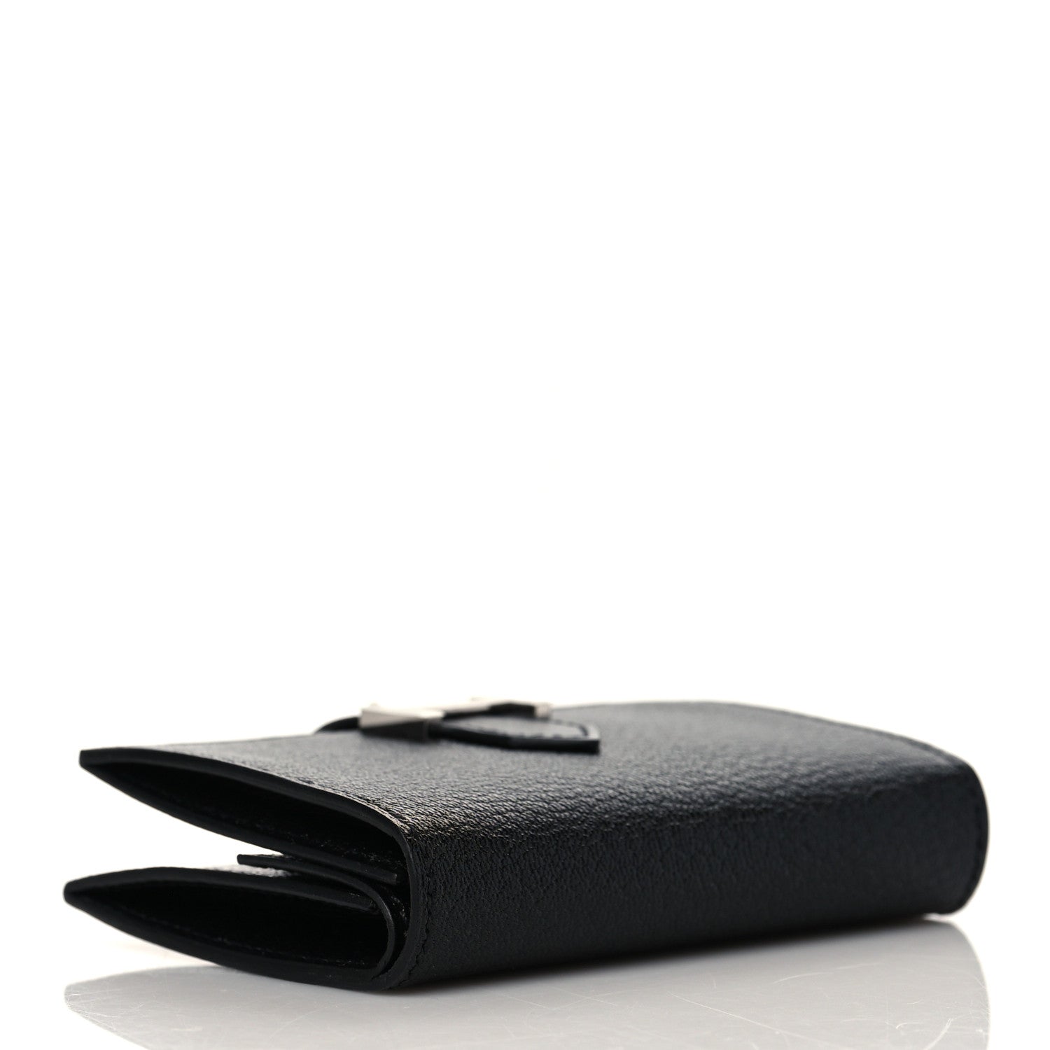 Hermes Chevre Mysore Mini Bearn Wallet Black 4 of 9