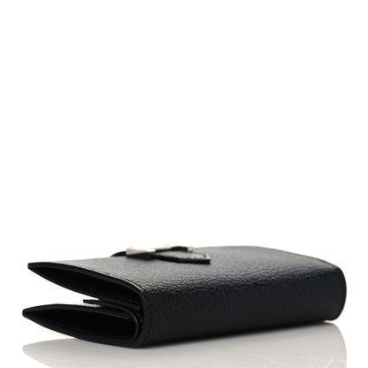 Hermes Chevre Mysore Mini Bearn Wallet Black 4 of 9