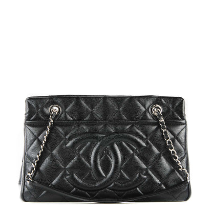 Chanel Caviar CC Timeless Tote Black 1 of 8