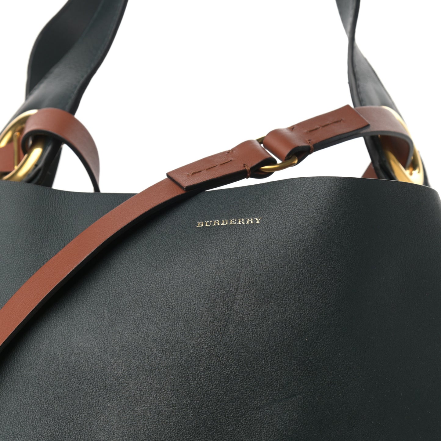 Calfskin Medium Grommet Hobo Dark Emerald