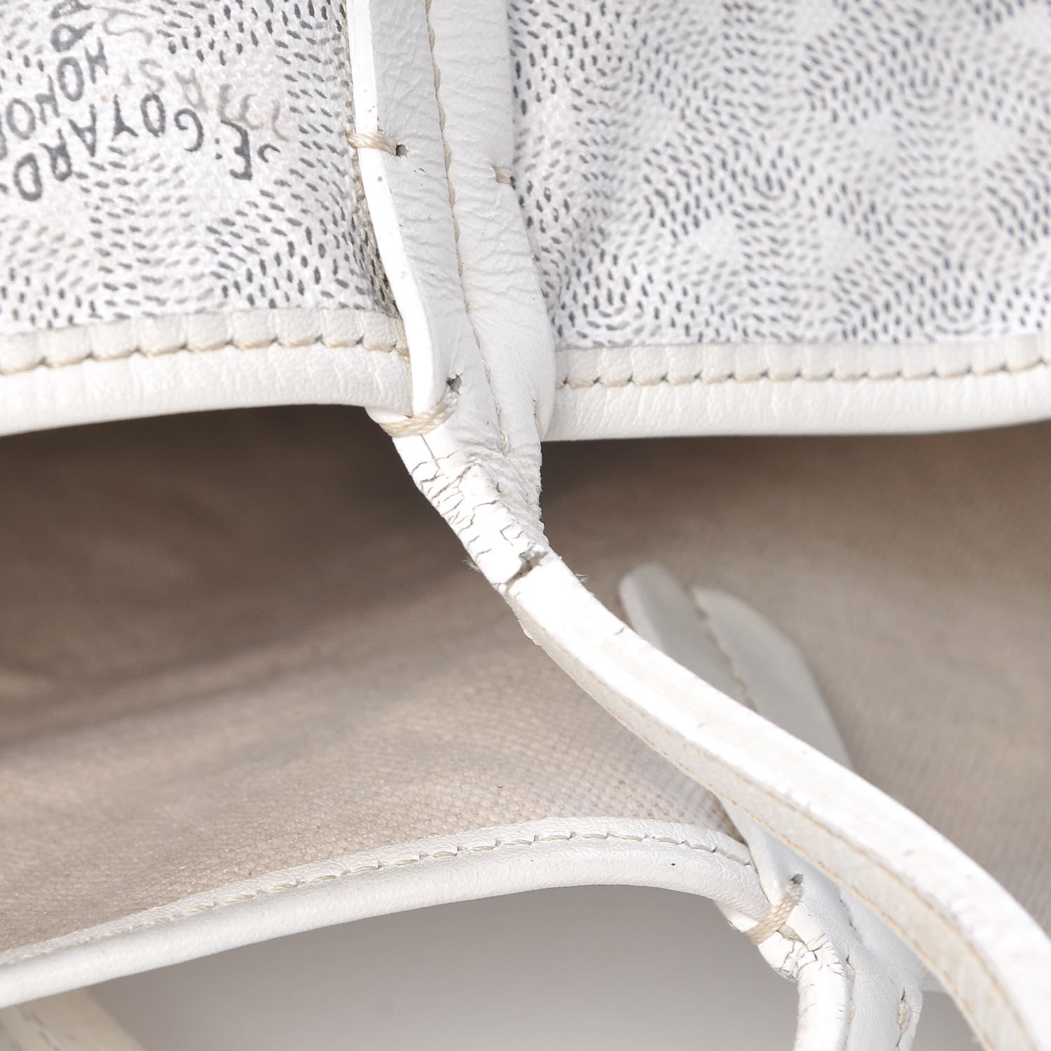 Goyard Goyardine Saint Louis GM White 14 of 19