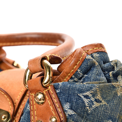 Louis Vuitton Monogram Denim Pleaty Blue 14 of 20