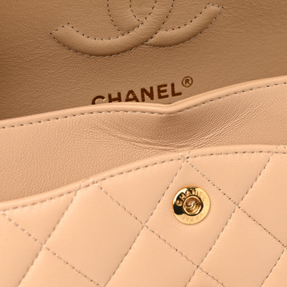 Chanel Lambskin Quilted Small Double Flap Beige 12 of 12