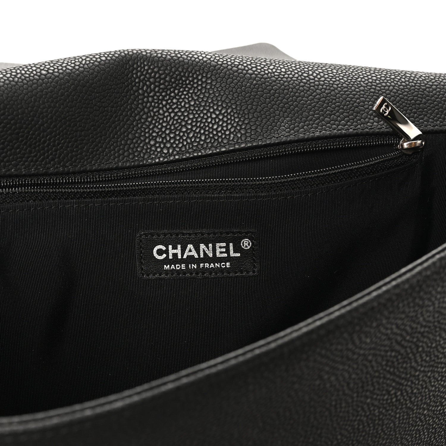 Chanel Caviar Quilted Large Boy Flap Black 6 of 10