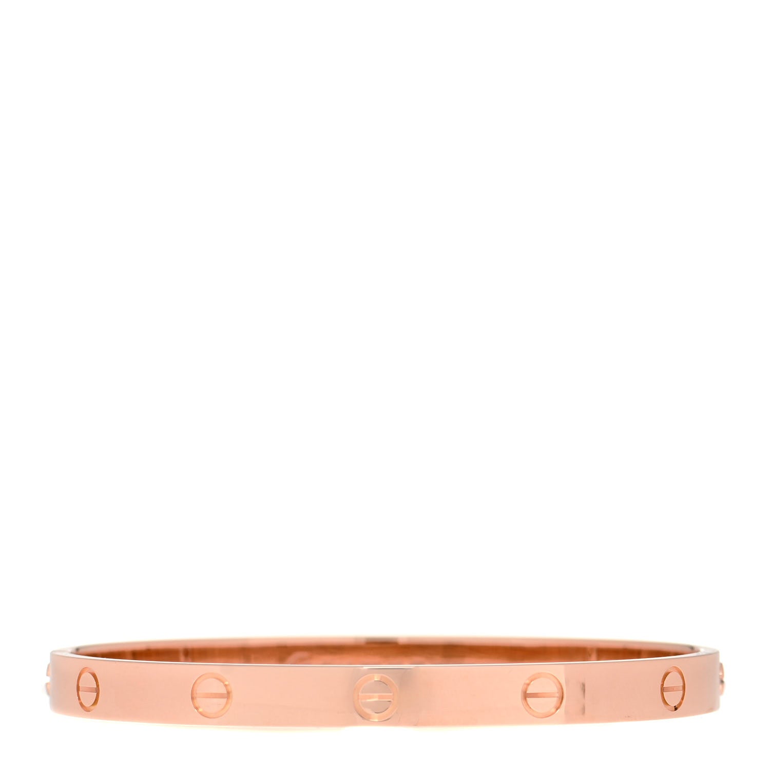 Cartier 18K Pink Gold LOVE Bracelet 19 3 of 5